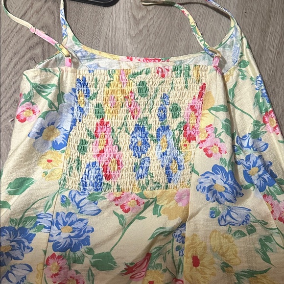 NWT A New Day Women’s Mini Woven Floral Tank Dress Size 10 - Picture 3 of 4